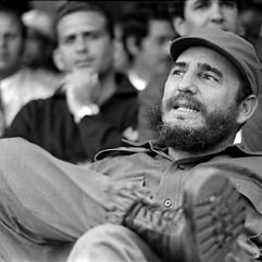 Fidel Castro during a visit to Oran, Algeria, May 12, 1972. REUTERS/Prensa Latina (ALGERIA - Tags: POLITICS PROFILE) - RTR4IOSC